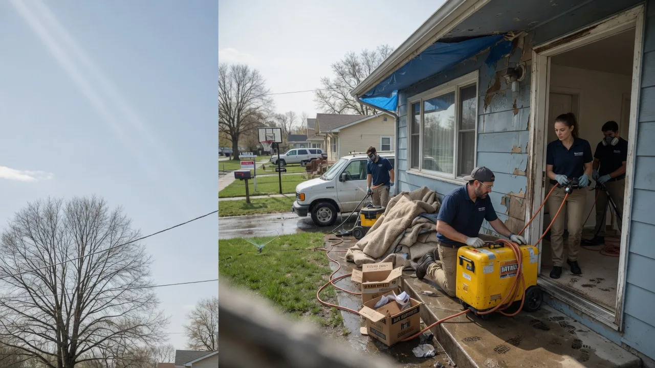 Basement Flood Cleanup in Galesburg, KS near me
